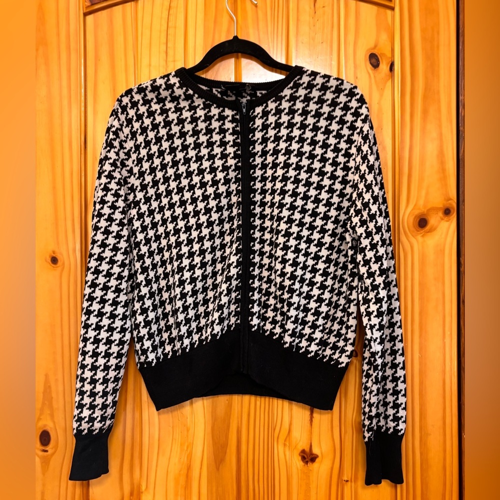 Knit Zip Up Cardigan